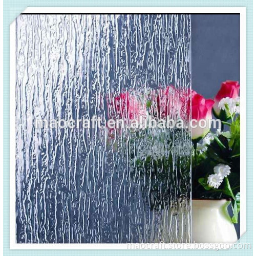 clear patterned glass decorative glass for sliding door